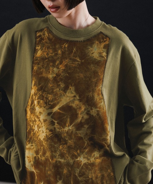 M TO R（ムウトアール）の「DOCKING L/S TOPS（Tシャツ/カットソー・レディース・チャコールグレー/オリーブ/ベージュ系その他・38/40/42）」の13枚目の写真