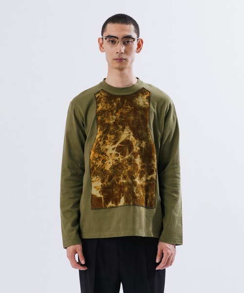 M TO R（ムウトアール）の「DOCKING L/S TOPS（Tシャツ/カットソー・レディース・チャコールグレー/オリーブ/ベージュ系その他・38/40/42）」の14枚目の写真