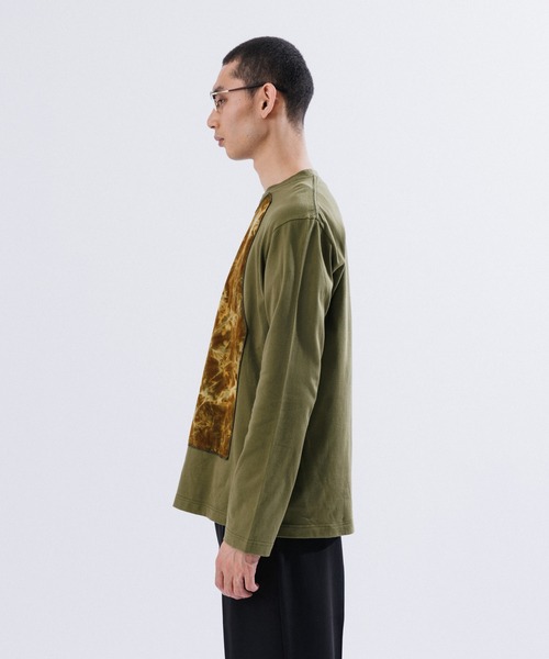 M TO R（ムウトアール）の「DOCKING L/S TOPS（Tシャツ/カットソー・レディース・チャコールグレー/オリーブ/ベージュ系その他・38/40/42）」の15枚目の写真