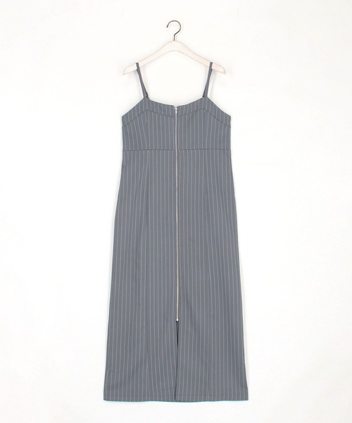 NICOLE CLUB（ニコル クラブ）の「フロントジップキャミワンピース