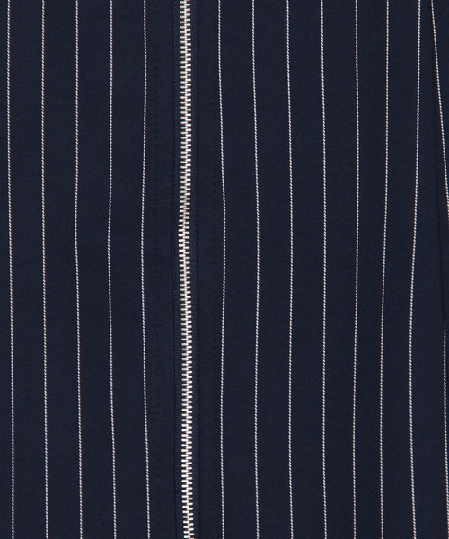 NICOLE CLUB（ニコル　クラブ）の「フロントジップキャミワンピース（ワンピース・レディース・グレー/ネイビー・MEDIUM）」の3枚目の写真