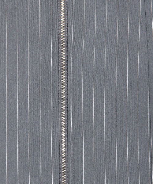 NICOLE CLUB（ニコル　クラブ）の「フロントジップキャミワンピース（ワンピース・レディース・グレー/ネイビー・MEDIUM）」の17枚目の写真