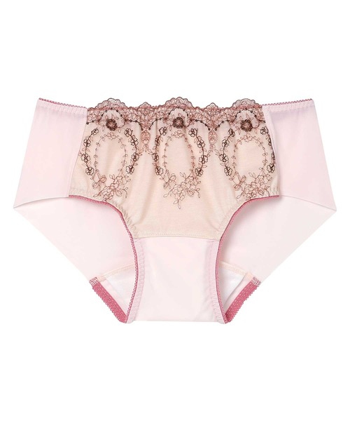 AMPHI（アンフィ）の「「sweetコラボ」「BRAGENIC ブラジェニック 脇高細見えタイプ」　サニタリーショーツ（ショーツ・レディース・ベージュ/ライトパープル/ローズ/グレイッシュブルー/ピンク/チャコール/ブラック/パープル/サックスブルー/クリーム/オレンジ/ネイビー/アイボリー/ブラウン/ライトグリーン/グレー系その他/ピンク系/ブルー/レッド系その他/ブルー系その他/ライトオレンジ系・L/M）」の21枚目の写真