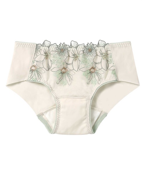 AMPHI（アンフィ）の「「sweetコラボ」「BRAGENIC ブラジェニック 脇高細見えタイプ」　サニタリーショーツ（ショーツ・レディース・ベージュ/ライトパープル/ローズ/グレイッシュブルー/ピンク/チャコール/ブラック/パープル/サックスブルー/クリーム/オレンジ/ネイビー/アイボリー/ブラウン/ライトグリーン/グレー系その他/ピンク系/ブルー/レッド系その他/ブルー系その他/ライトオレンジ系・L/M）」の7枚目の写真