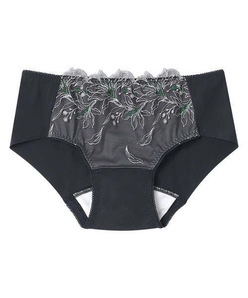 AMPHI（アンフィ）の「「sweetコラボ」「BRAGENIC ブラジェニック 脇高細見えタイプ」　サニタリーショーツ（ショーツ・レディース・ベージュ/ライトパープル/ローズ/グレイッシュブルー/ピンク/チャコール/ブラック/パープル/サックスブルー/クリーム/オレンジ/ネイビー/アイボリー/ブラウン/ライトグリーン/グレー系その他/ピンク系/ブルー/レッド系その他/ブルー系その他/ライトオレンジ系・L/M）」の10枚目の写真