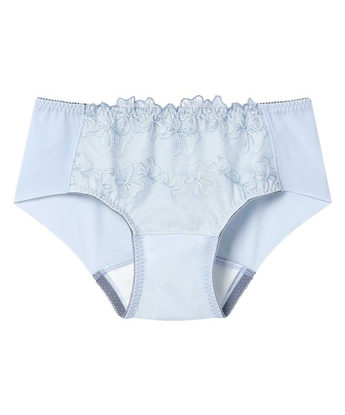 AMPHI（アンフィ）の「「sweetコラボ」「BRAGENIC ブラジェニック 脇高細見えタイプ」　サニタリーショーツ（ショーツ・レディース・ベージュ/ライトパープル/ローズ/グレイッシュブルー/ピンク/チャコール/ブラック/パープル/サックスブルー/クリーム/オレンジ/ネイビー/アイボリー/ブラウン/ライトグリーン/グレー系その他/ピンク系/ブルー/レッド系その他/ブルー系その他/ライトオレンジ系・L/M）」の11枚目の写真