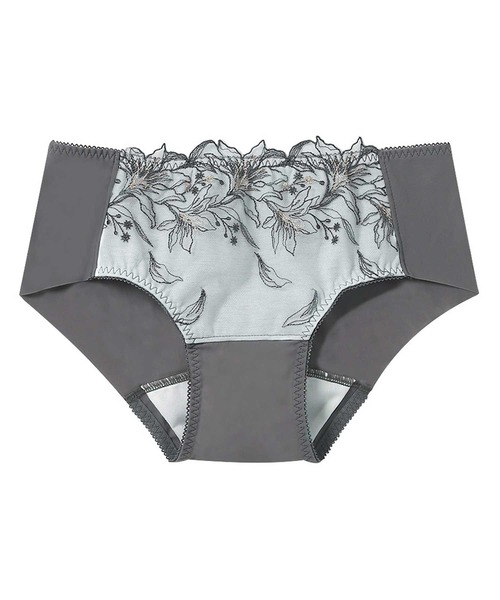 AMPHI（アンフィ）の「「sweetコラボ」「BRAGENIC ブラジェニック 脇高細見えタイプ」　サニタリーショーツ（ショーツ・レディース・ベージュ/ライトパープル/ローズ/グレイッシュブルー/ピンク/チャコール/ブラック/パープル/サックスブルー/クリーム/オレンジ/ネイビー/アイボリー/ブラウン/ライトグリーン/グレー系その他/ピンク系/ブルー/レッド系その他/ブルー系その他/ライトオレンジ系・L/M）」の13枚目の写真