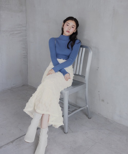 CHAN ME（チャンミ）の「レースティアードスカート（スカート・レディース・ホワイト/ブラック・MEDIUM/LARGE/X-LARGE）」の19枚目の写真