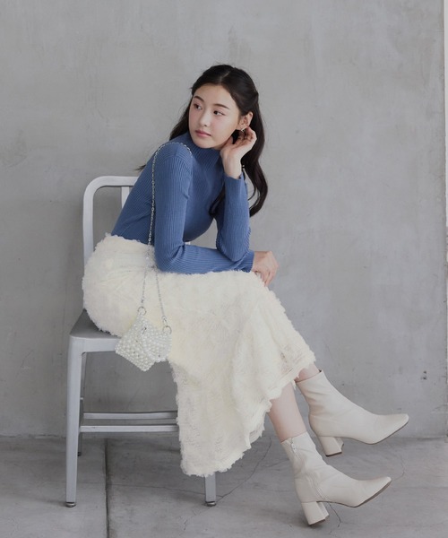 CHAN ME（チャンミ）の「レースティアードスカート（スカート・レディース・ホワイト/ブラック・MEDIUM/LARGE/X-LARGE）」の22枚目の写真