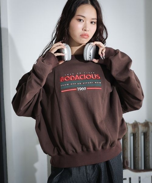 PBLIM（ページボーイリム）の「PBLIM/カラーパイピングスウェット（スウェット・レディース・グリーン/ブラウン/ベージュ・FREE）」の2枚目の写真