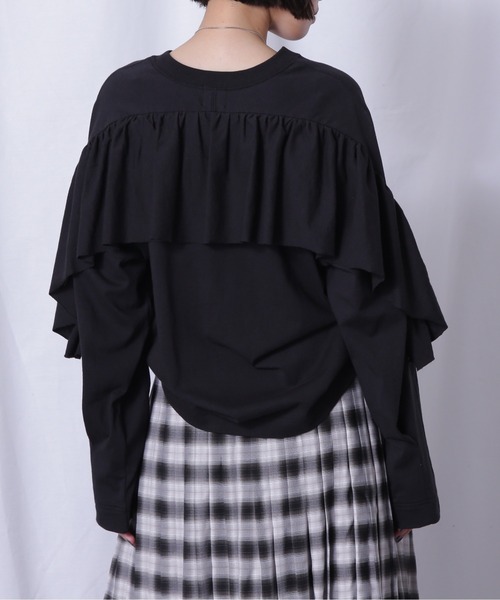 【セール】バックフリルカットソー（Tシャツ/カットソー）｜ROSE BUD（ローズバッド）