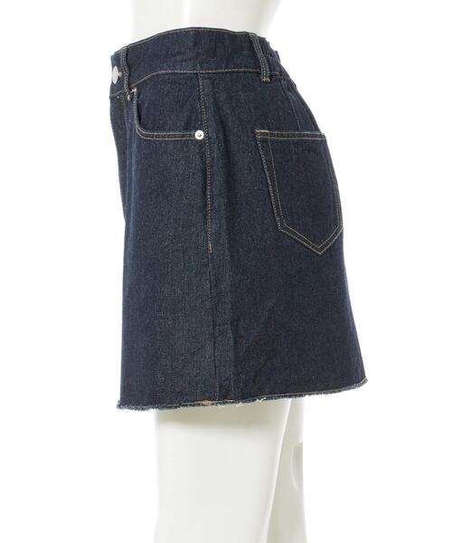 INGNI（イング）の「オーバーダイカットオフデニムスカート（デニムスカート・レディース・グレー/ブルー系その他/インディゴブルー・FREE）」の5枚目の写真