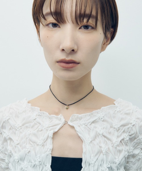 GOLDY（ゴールディ）の「ミニマム ハート コード ネックレス（ネックレス・レディース・ゴールド/シルバー・FREE）」の3枚目の写真