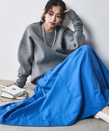 CHIC STYLE | フレアマキシスカート ＜大きいサイズ有＞シックスタイル(スカート)