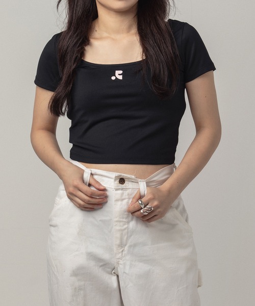 [REST & RECREATION] Tシャツ RR STRAP CROP TOP (3color) Rest & Recreation/RR STRAP CROP TOP（Tシャツ/カットソー