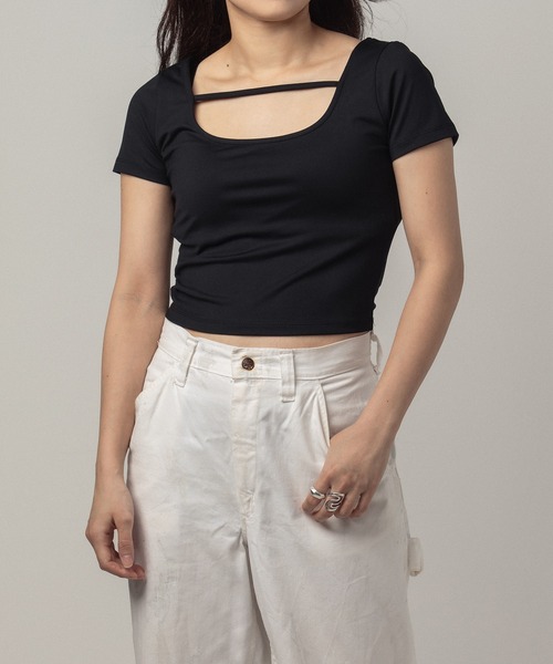 Rest & Recreation 黒の半袖Tシャツ レストアンドレクリエーション Rest&Recreation Tシャツ RR LOGO