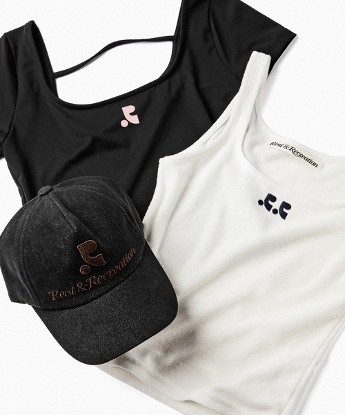 Rest & Recreation/RR STRAP CROP TOP（Tシャツ/カットソー