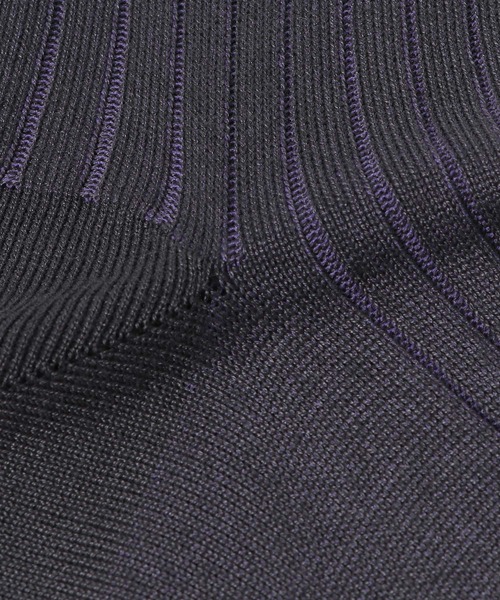 ESTNATION(エストネーション)の「ESTNATION / レギュラー リブソックス(ソックス/靴下・メンズ・ブラック/グレー/ネイビー・FREE)」の4枚目の写真