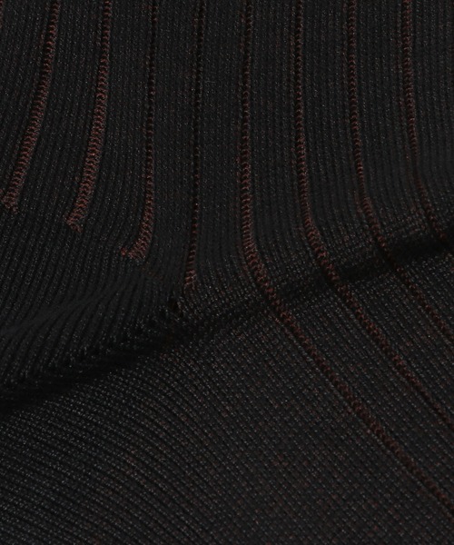 ESTNATION(エストネーション)の「ESTNATION / レギュラー リブソックス(ソックス/靴下・メンズ・ブラック/グレー/ネイビー・FREE)」の5枚目の写真