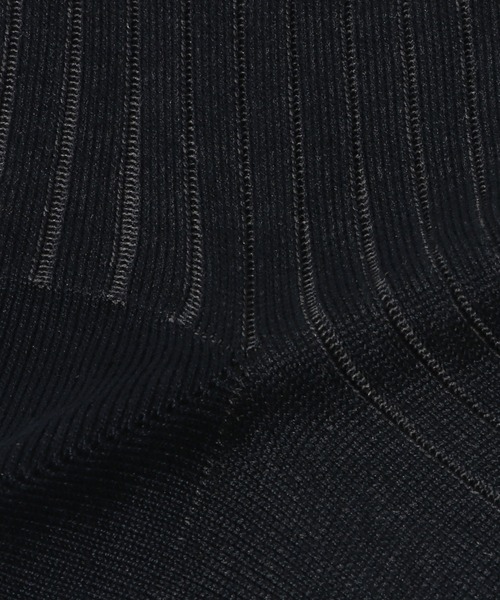 ESTNATION(エストネーション)の「ESTNATION / レギュラー リブソックス(ソックス/靴下・メンズ・ブラック/グレー/ネイビー・FREE)」の6枚目の写真