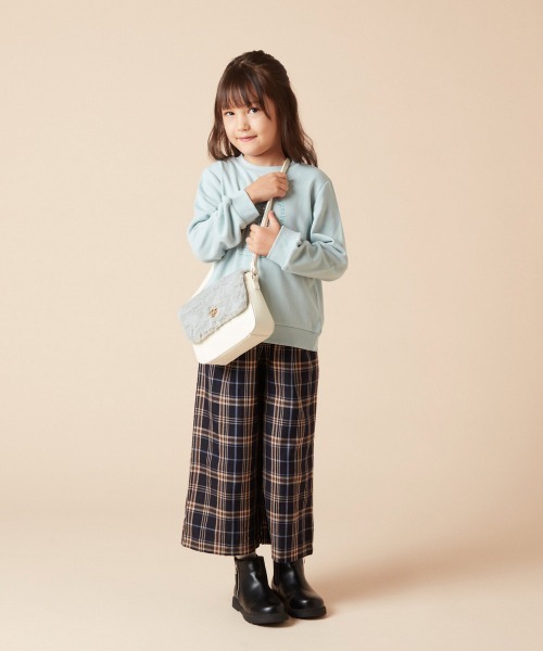 a.v.v（アーヴェヴェ）の「[KIDS]ミニショルダ―（ショルダーバッグ・キッズ・ホワイト/ブルー/ブラック・120）」の6枚目の写真