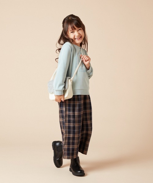 a.v.v（アーヴェヴェ）の「[KIDS]ミニショルダ―（ショルダーバッグ・キッズ・ホワイト/ブルー/ブラック・120）」の8枚目の写真