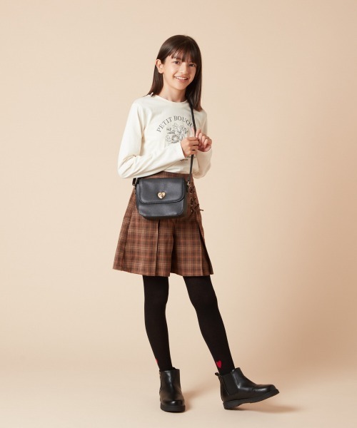 a.v.v（アーヴェヴェ）の「[KIDS]ミニショルダ―（ショルダーバッグ・キッズ・ホワイト/ブルー/ブラック・120）」の13枚目の写真