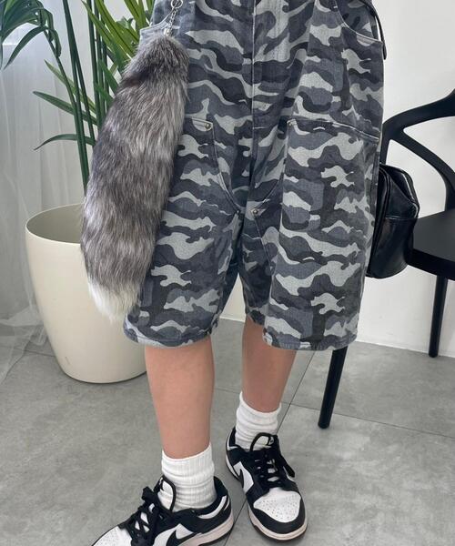 WEGO（ウィゴー）の「WEGO/BIGファーしっぽキーホルダー（キーホルダー・レディース・その他2/その他1/その他3/その他4/サックスブルー/ピンク系その他/ブラック/レッド・FREE）」の10枚目の写真