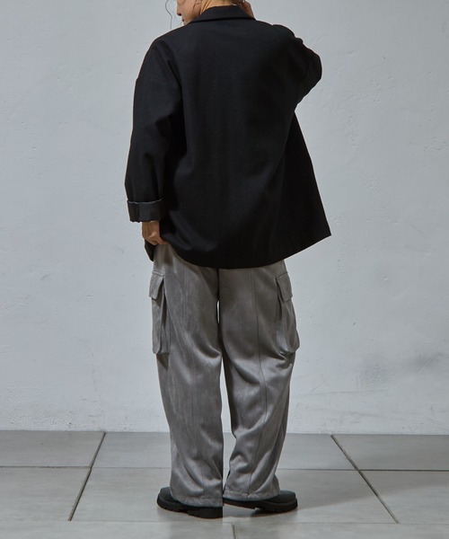 COLONY 2139（コロニートゥーワンスリーナイン）の「スエードポンチカーゴパンツ（カーゴパンツ・レディース・グレー/アイボリー/ブラック・MEDIUM/SMALL）」の15枚目の写真