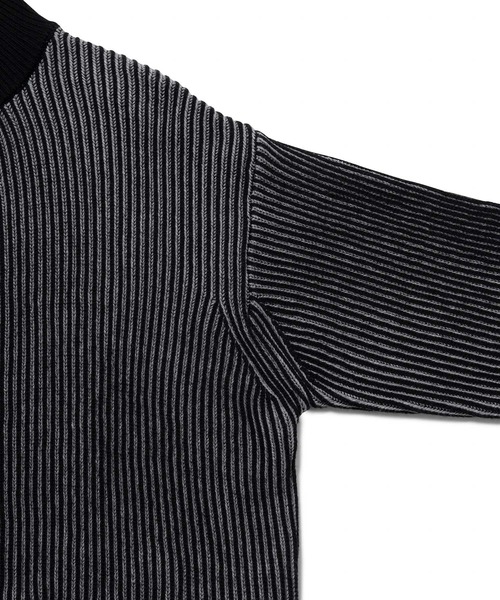 JUNRED（ジュンレッド）の「ドライバーズニット（ニット/セーター・メンズ・チャコールグレー/ブラック/ダークブラウン・L/M/S）」の9枚目の写真