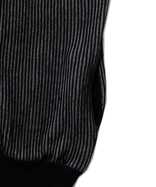 JUNRED（ジュンレッド）の「ドライバーズニット（ニット/セーター・メンズ・チャコールグレー/ブラック/ダークブラウン・L/M/S）」の12枚目の写真