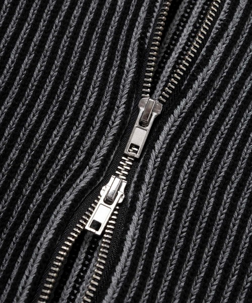 JUNRED（ジュンレッド）の「ドライバーズニット（ニット/セーター・メンズ・チャコールグレー/ブラック/ダークブラウン・L/M/S）」の13枚目の写真