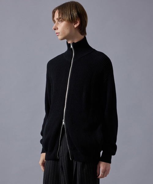 JUNRED（ジュンレッド）の「ドライバーズニット（ニット/セーター・メンズ・チャコールグレー/ブラック/ダークブラウン・L/M/S）」の20枚目の写真