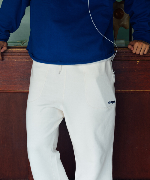 417 EDIFICE（フォーワンセブンエディフィス）の「SLAPS / SWEAT PANTS（スウェットパンツ・メンズ・ブルー/ブラック/ホワイト/ブラウン/グリーン・MEDIUM/LARGE）」の2枚目の写真