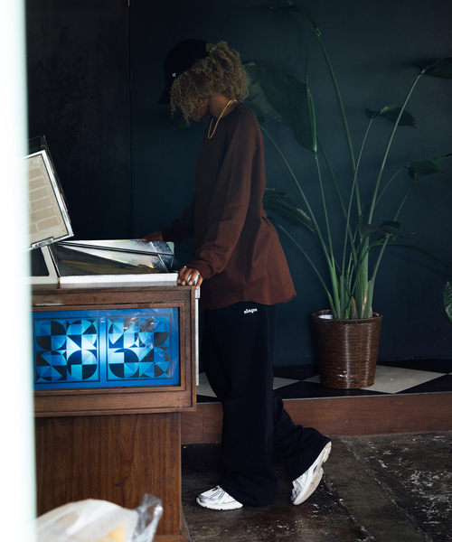 417 EDIFICE（フォーワンセブンエディフィス）の「SLAPS / SWEAT PANTS（スウェットパンツ・メンズ・ブルー/ブラック/ホワイト/ブラウン/グリーン・MEDIUM/LARGE）」の9枚目の写真