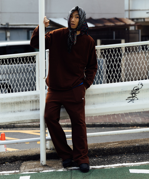 417 EDIFICE（フォーワンセブンエディフィス）の「SLAPS / SWEAT PANTS（スウェットパンツ・メンズ・ブルー/ブラック/ホワイト/ブラウン/グリーン・MEDIUM/LARGE）」の13枚目の写真