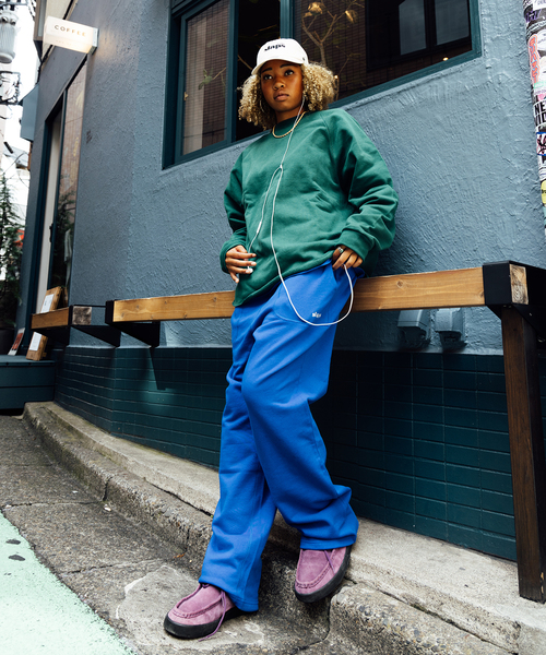 417 EDIFICE（フォーワンセブンエディフィス）の「SLAPS / SWEAT PANTS（スウェットパンツ・メンズ・ブルー/ブラック/ホワイト/ブラウン/グリーン・MEDIUM/LARGE）」の17枚目の写真