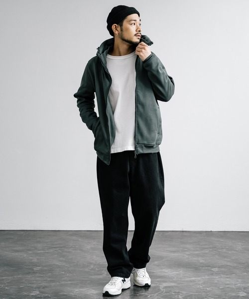 Rocky Monroe(ロッキーモンロー)の「裏起毛 ボリュームネックスウェットブルゾン(ブルゾン・メンズ・カーキ/ブラック/ベージュ/チャコール・M/LL/L)」の22枚目の写真
