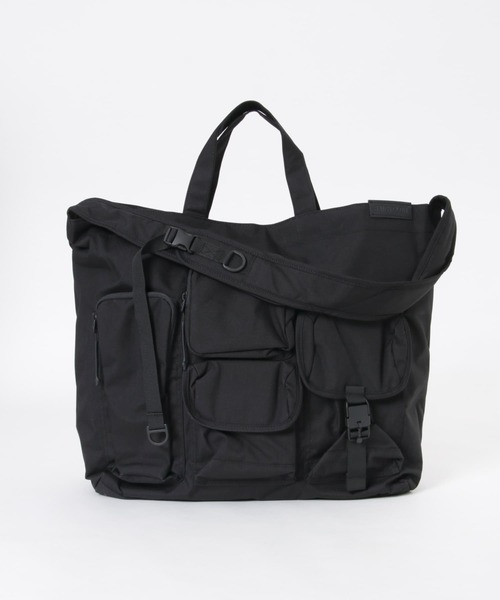 BAICYCLON by Bagjack（バイシクロン バイ バグジャック）の「BAICYCLON by bagjack　MULTI POCKETS 2WAY TOTE（トートバッグ・メンズ・ブラック・FREE）」の2枚目の写真