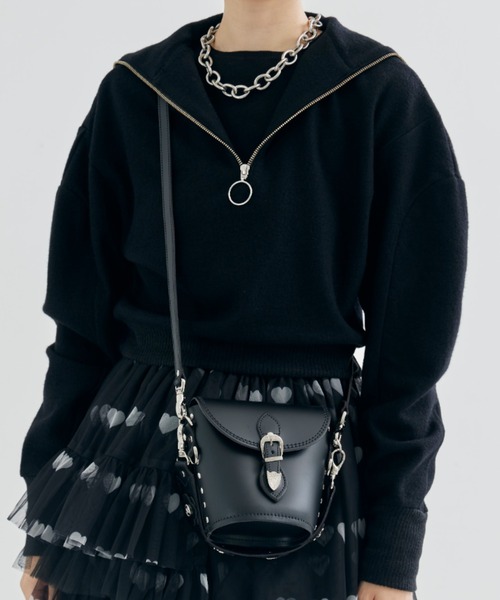 TOGA（トーガ）の「【TOGA×Zatchels/トーガ×ザッチェルズ】Barrel TOGA × Zatchels（ボディバッグ/ウエストポーチ・レディース・ブラック/ホワイト・FREE）」の13枚目の写真