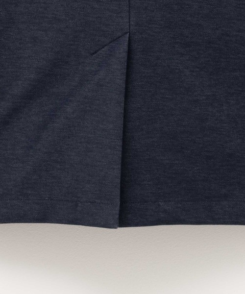 NAVY(ネイビー)の「NAVY FITジャージデニムライクジャケット(テーラードジャケット・メンズ・ブラック/ネイビー・XL/L/M/S)」の5枚目の写真