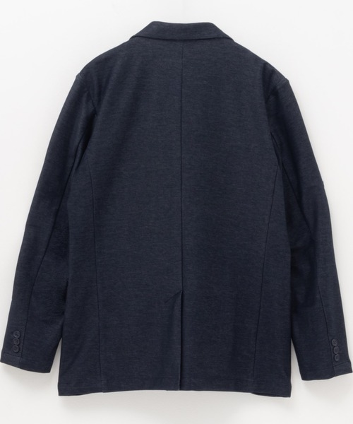 セール】NAVY FITジャージデニムライクジャケット（テーラード