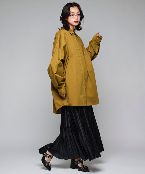 Narcissus（ナルシス）の「メタリックプリーツロングスカート（スカート・レディース・シルバー/ゴールド/ブラック・FREE）」の4枚目の写真