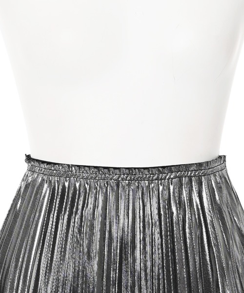 Narcissus（ナルシス）の「メタリックプリーツロングスカート（スカート・レディース・シルバー/ゴールド/ブラック・FREE）」の14枚目の写真