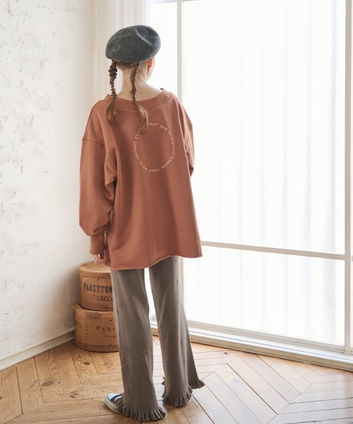 Crisp(クリスプ)の「コンセプトロゴスウェットL(スウェット・レディース・ブラウン/アイボリー/ネイビー・FREE)」の5枚目の写真