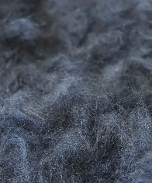 antiqua(アンティカ)の「フリンジマフラー(マフラー・レディース・グレー/ブラック系その他・ONESIZE)」の6枚目の写真