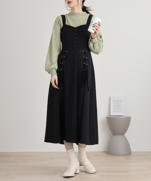 美品　アニエスベーアンファン　プリーツ　ワンピース　ジャンバースカート agnes b.のフリマアイテム一覧