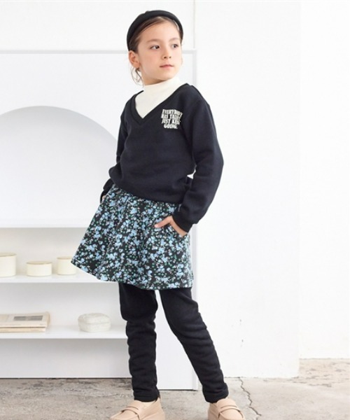 QUNTSTYLE（キュントスタイル）の「裏起毛　選べる♪デザイントレーナー（スウェット・キッズ・ラベンダー/ブルー系/ベージュ系/グリーン系/ブラウン系その他/ネイビー系・100/110/120/130/140/150/160）」の18枚目の写真