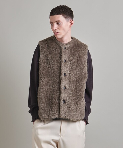 LOEFF（ロエフ）の「＜LOEFF＞シャギー ベスト MEN'S（ベスト）」 - WEAR