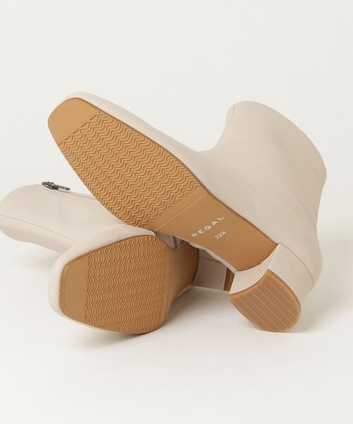 REGAL（リーガル）の「リーガルレディース F12R シンプルショートブーツ（ブーツ・レディース・アイボリー・23.5/24.5/24/23/22.5）」の3枚目の写真